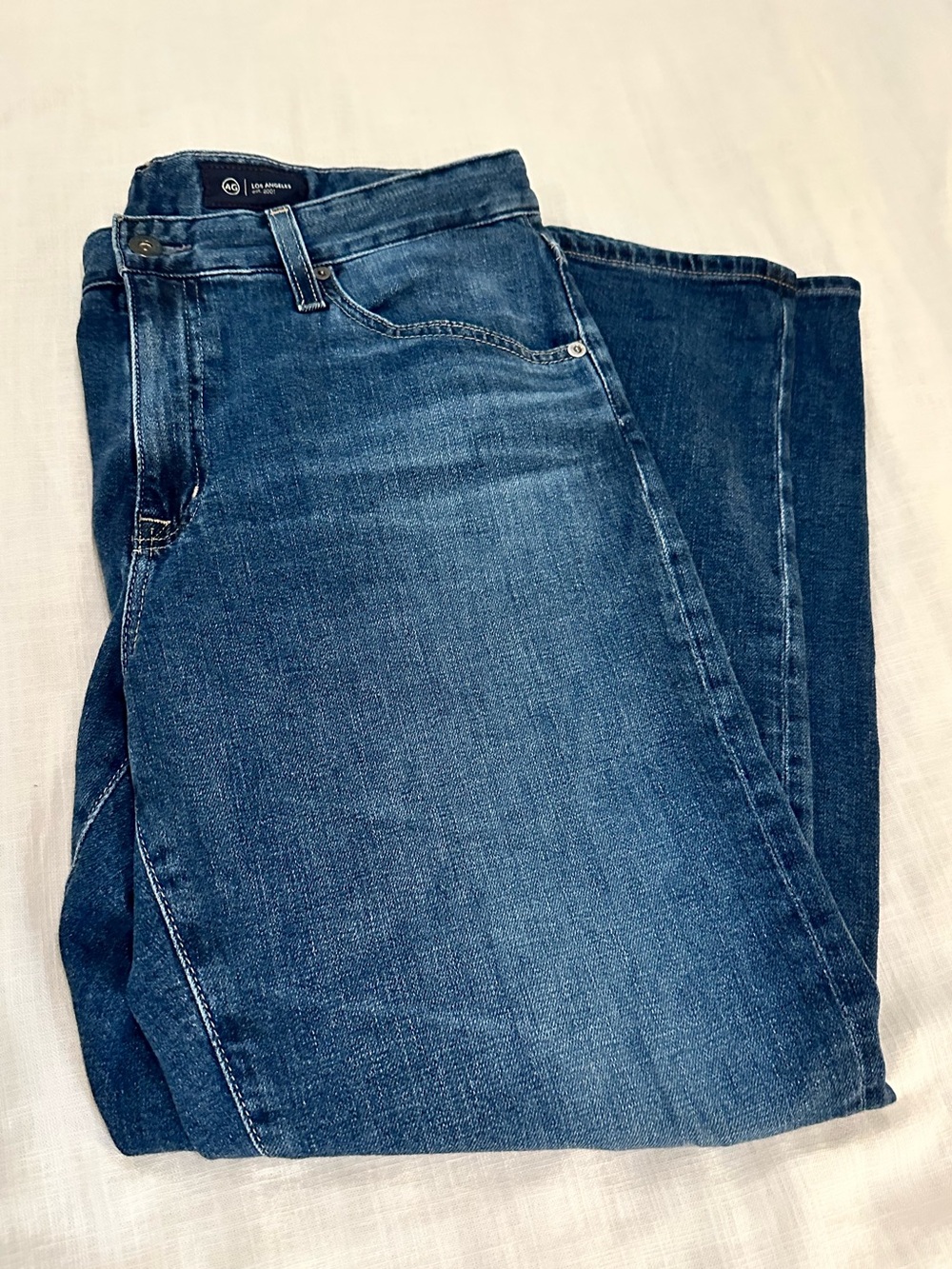 AG Adriano Goldschmied Ex-Boyfriend Slouchy Slim Jeans Size 30 Dark Wash